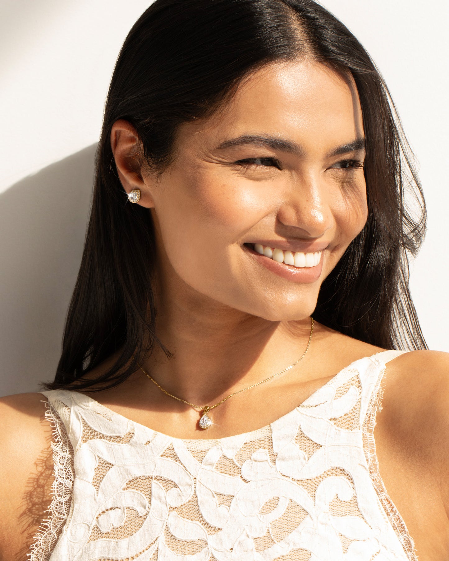 Kylie Pear Cut Set - 18K Gold Plated