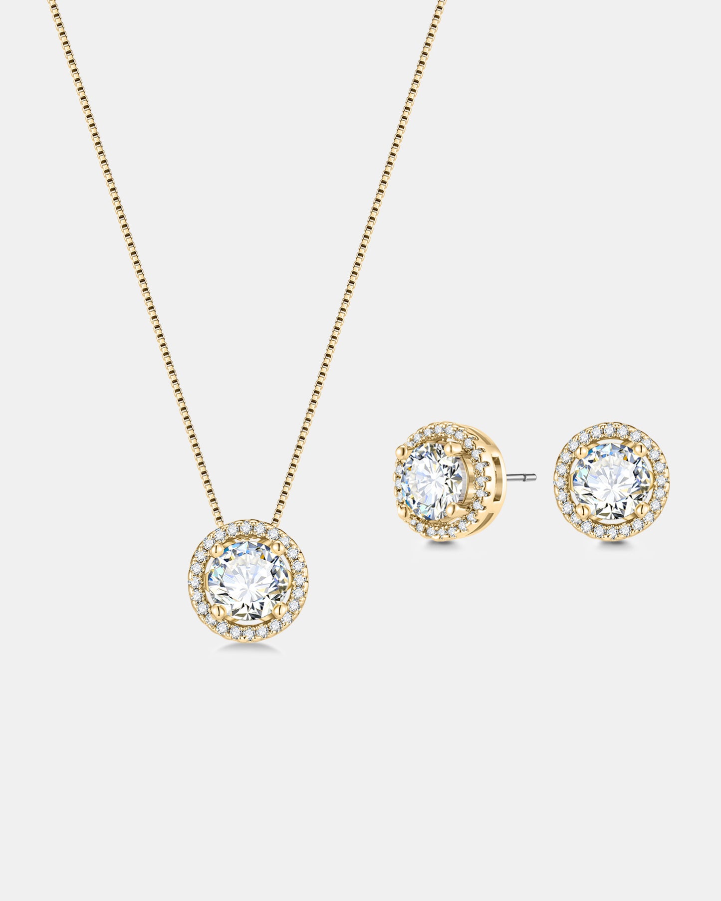 Harlow Round Cut Set - 18K Gold Plated