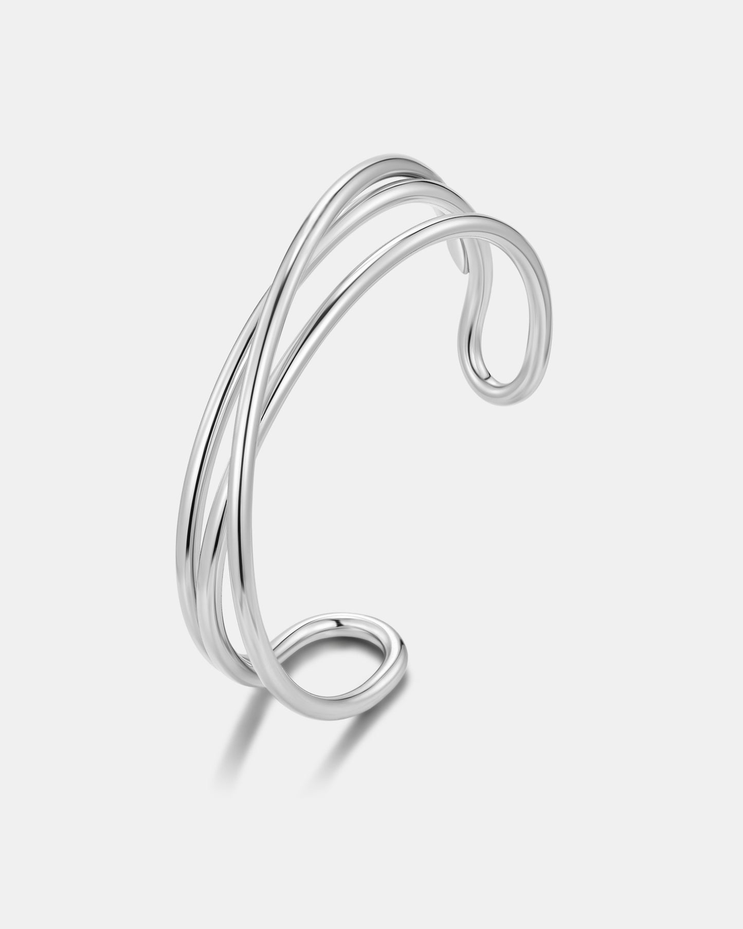 Muse Cuff - Silver Plated