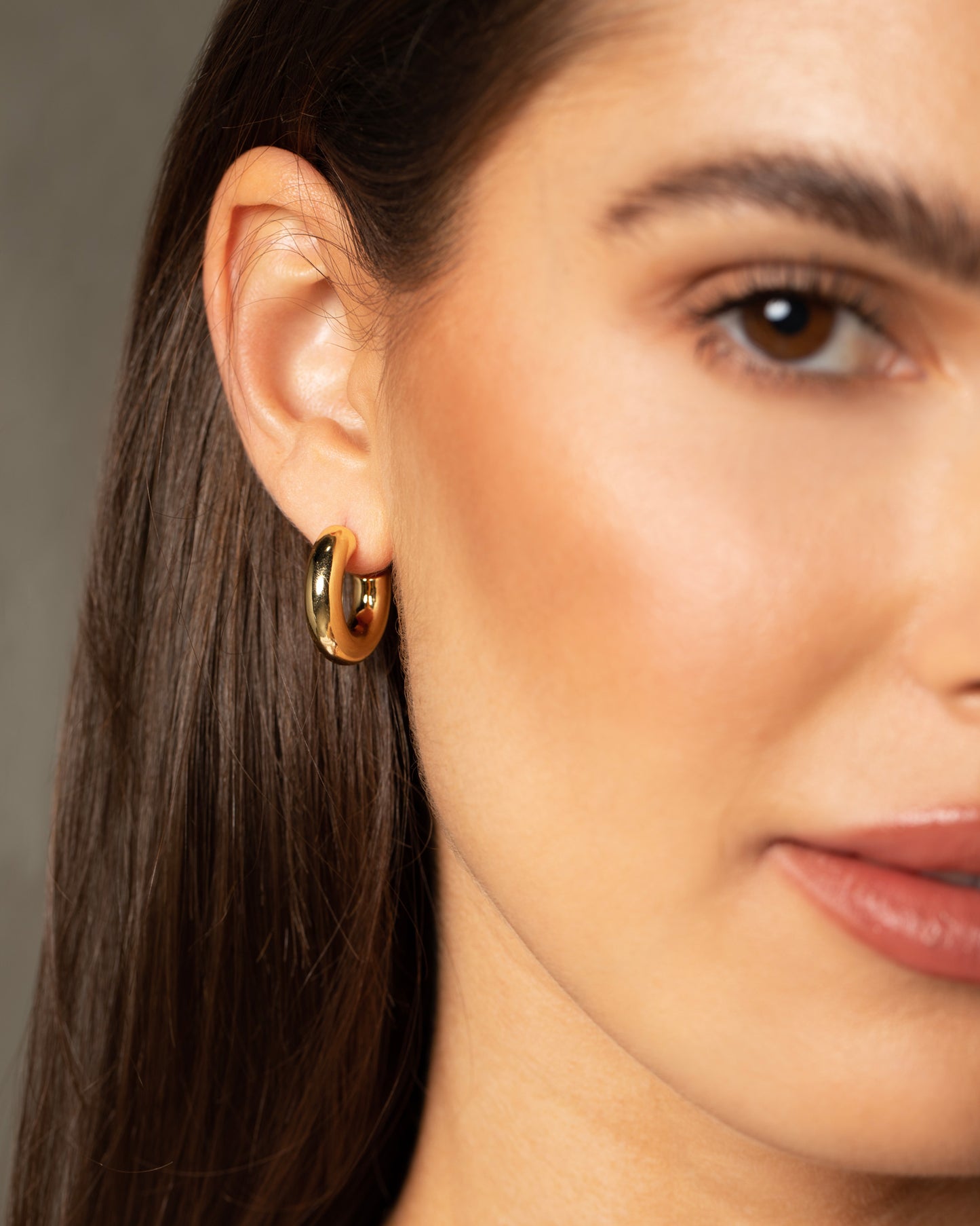 De Sol Hoops - 18K Gold Plated