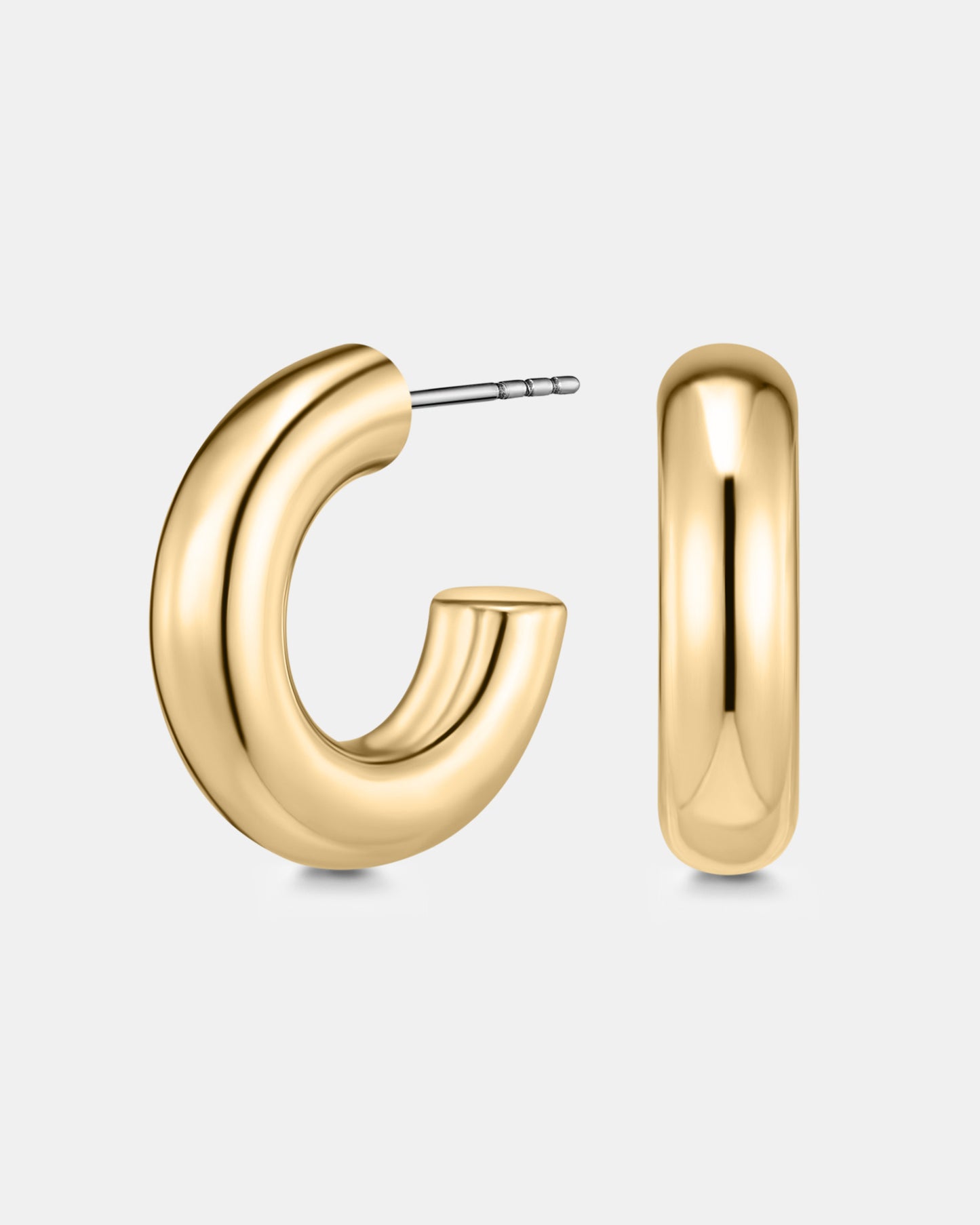 De Sol Hoops - 18K Gold Plated