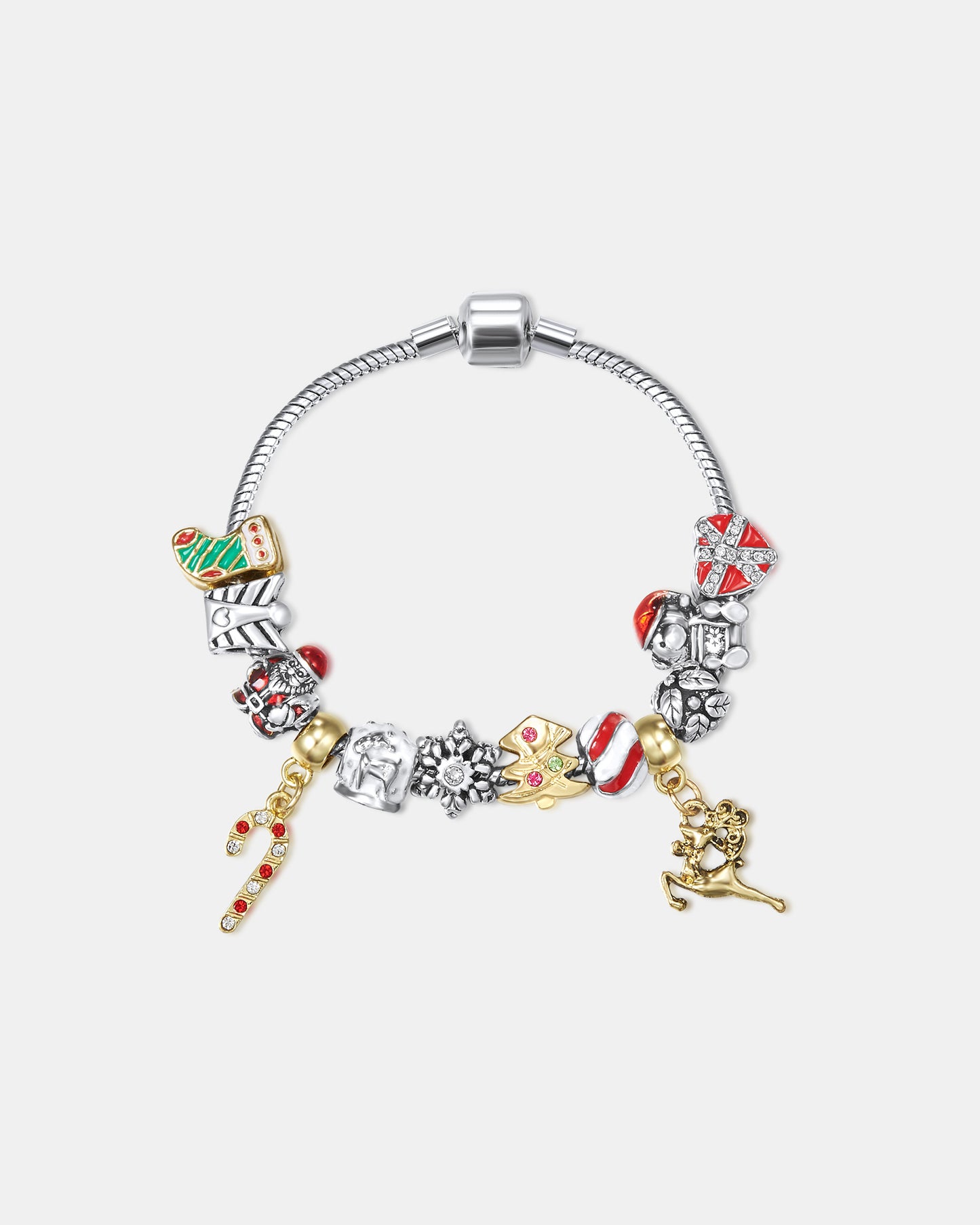 Advent Calendar with Festive Charm Bracelet