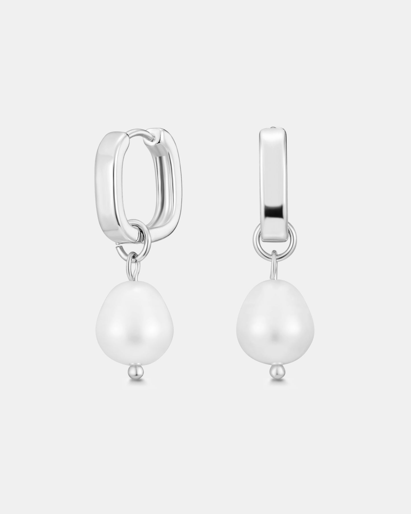 Kai Pearl Earrings - Silver Plated