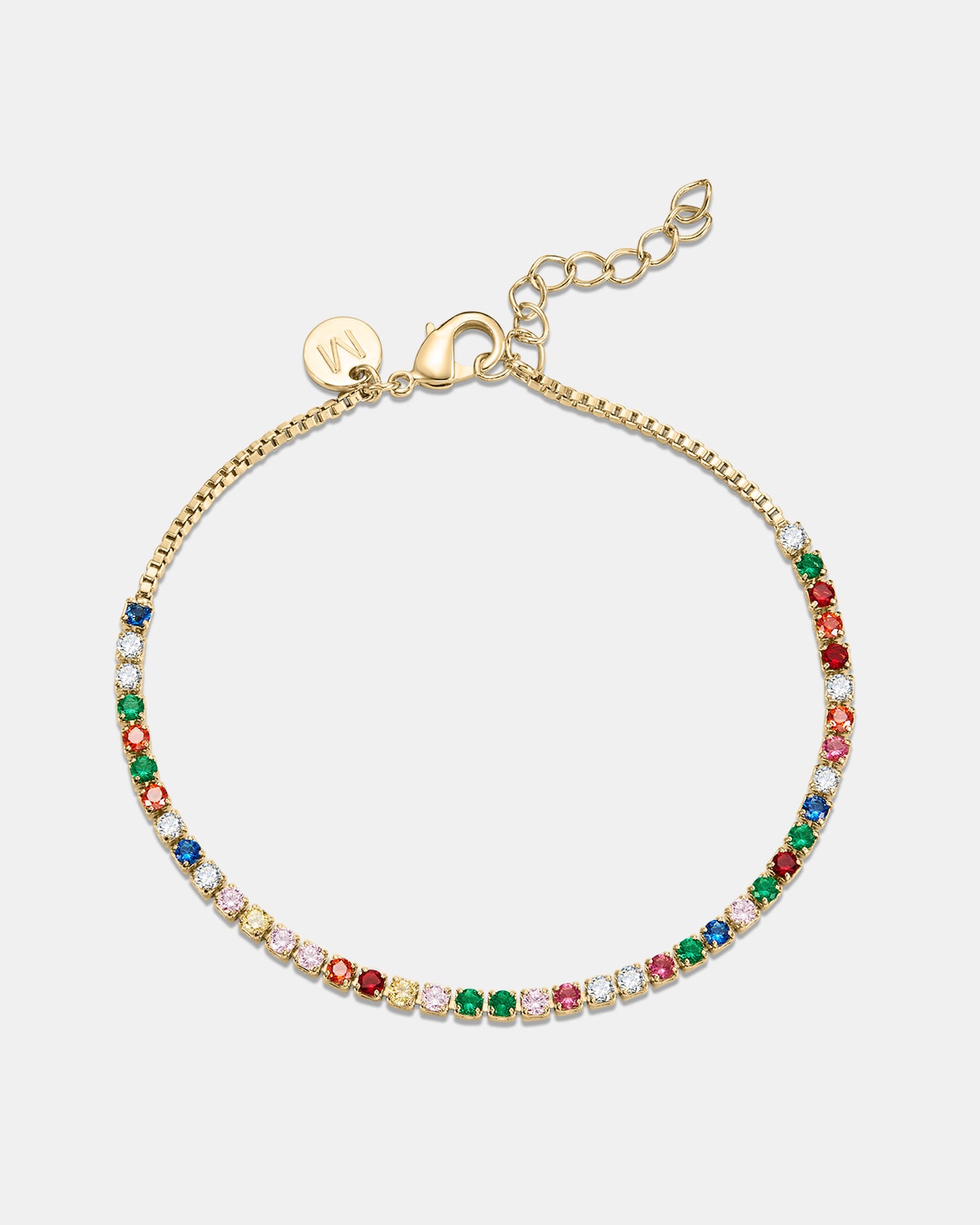 Sweetheart Vibrant Tennis Bracelet