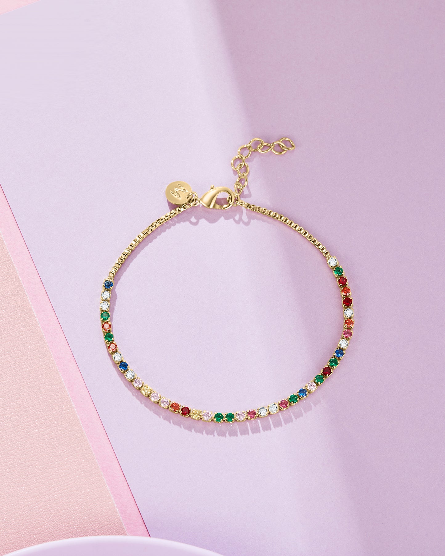 Sweetheart Vibrant Tennis Bracelet