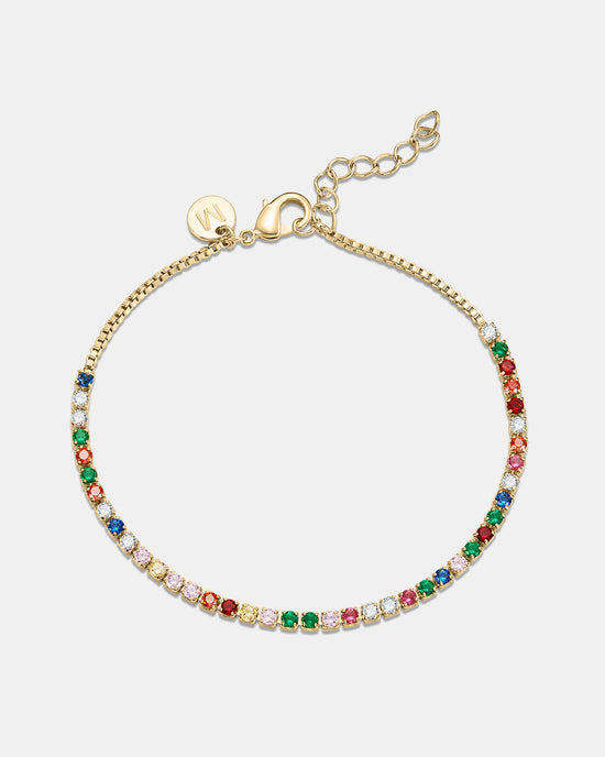Sweetheart Vibrant Tennis Bracelet