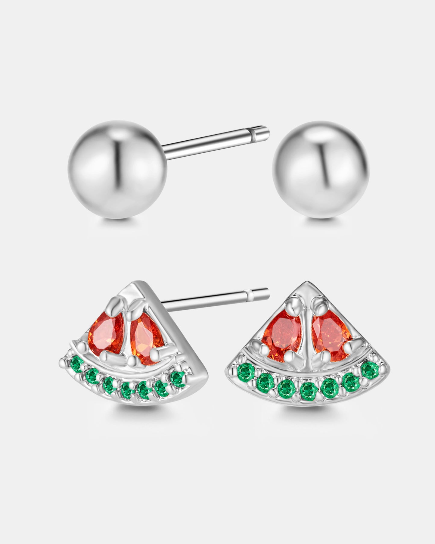 Wonderful Watermelon Earrings Set
