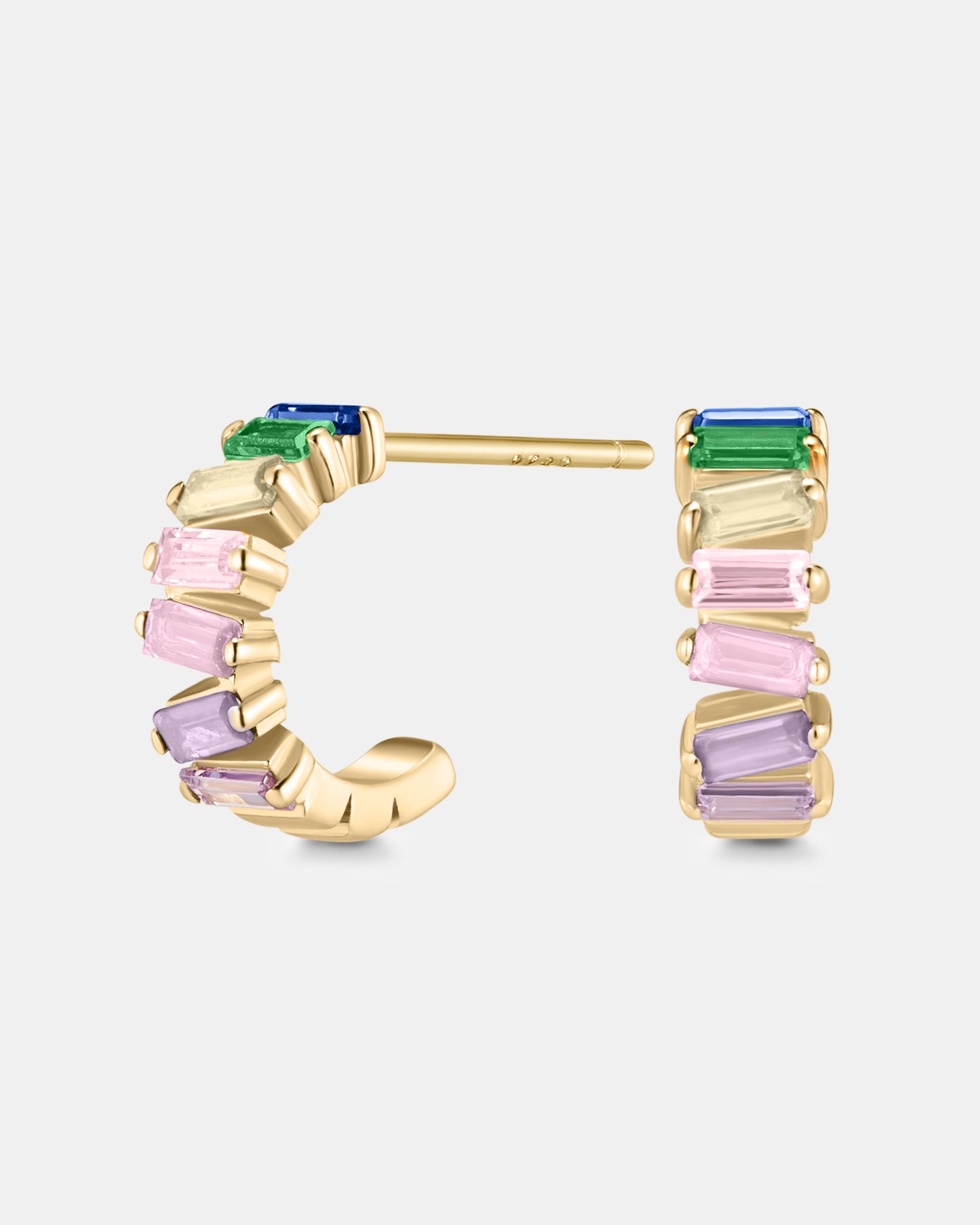 Asymmetrical Vibrant Earrings