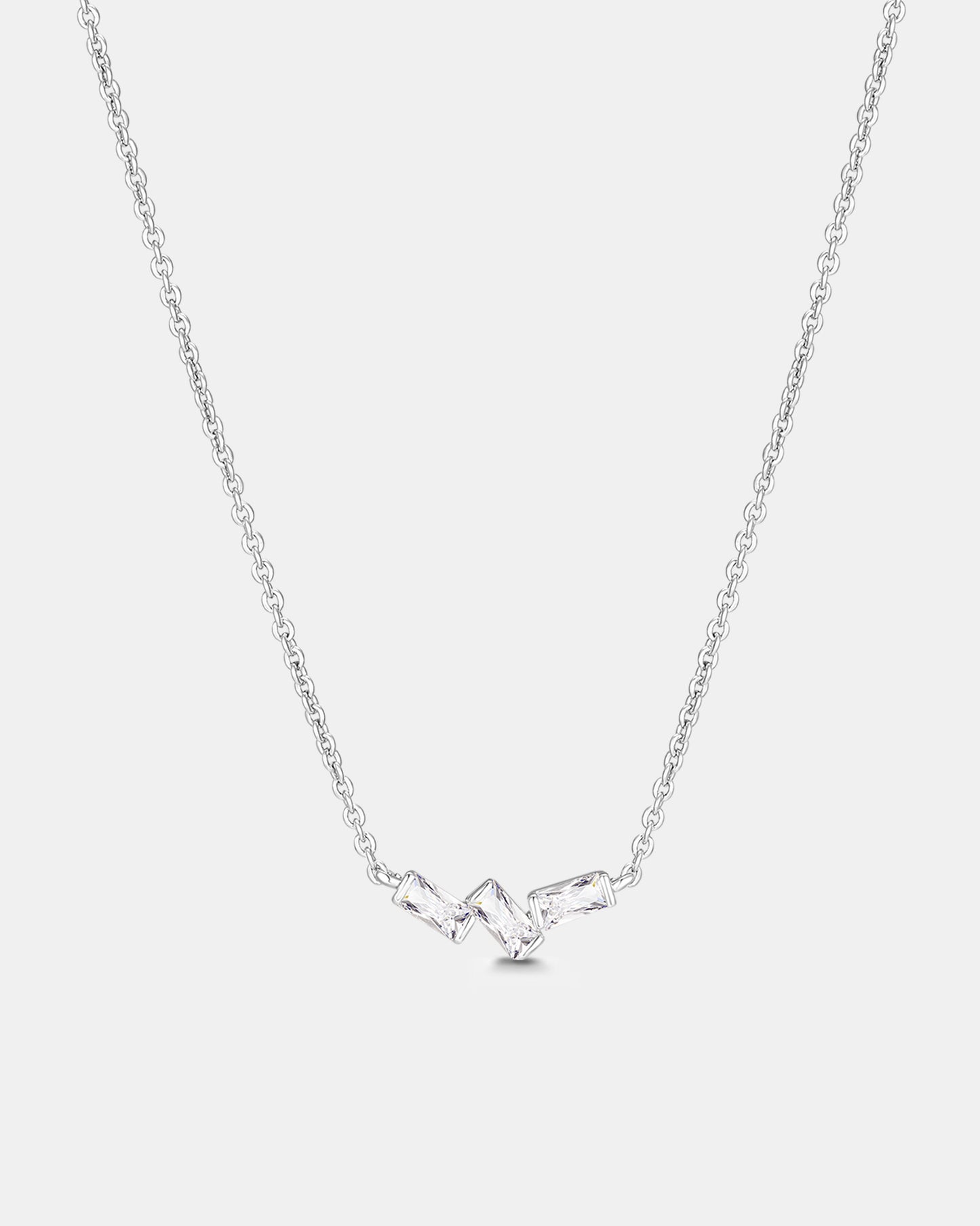 Beautifully Broken Necklace - Silver Plated