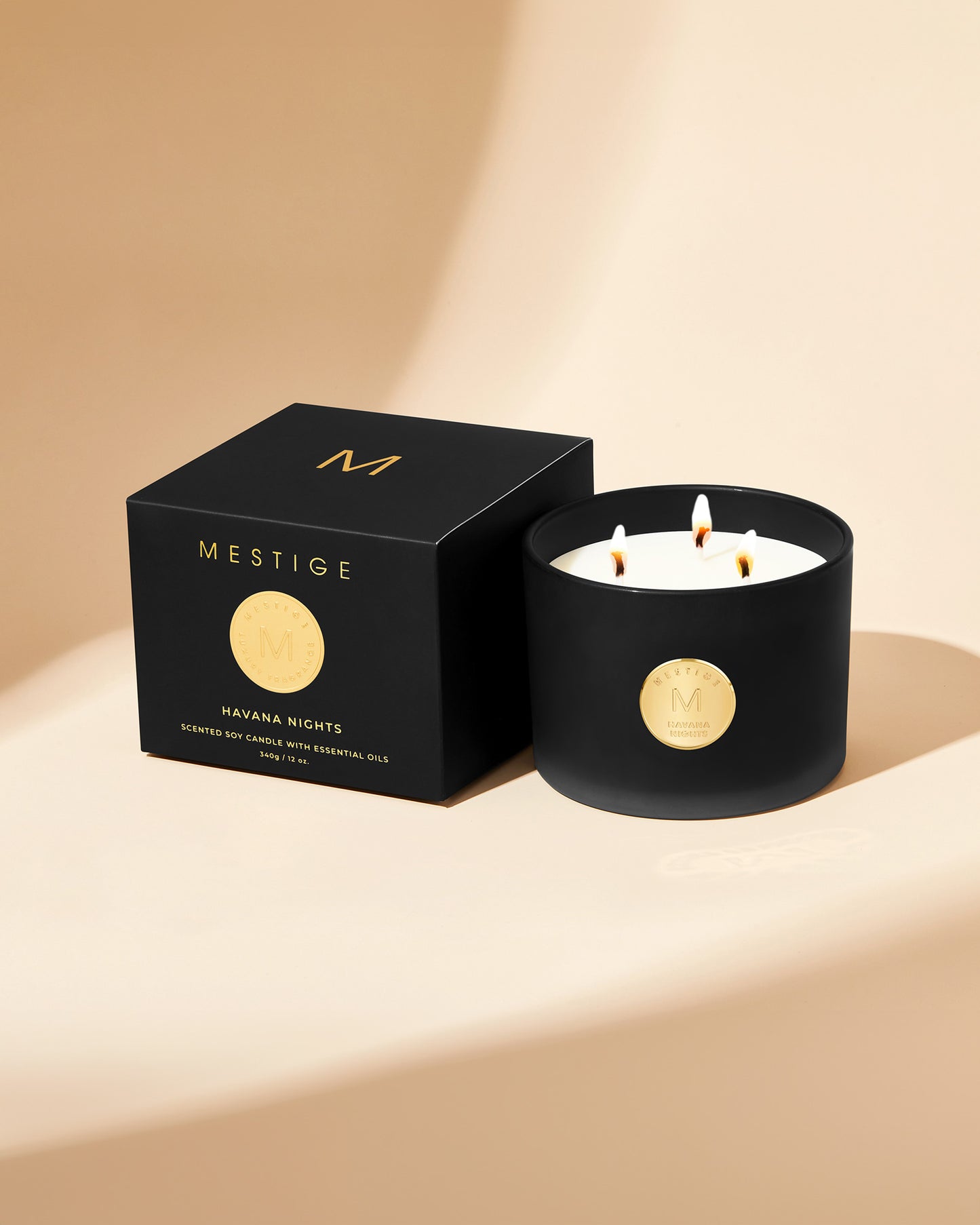 Serenity Candle 340g - Havana Nights