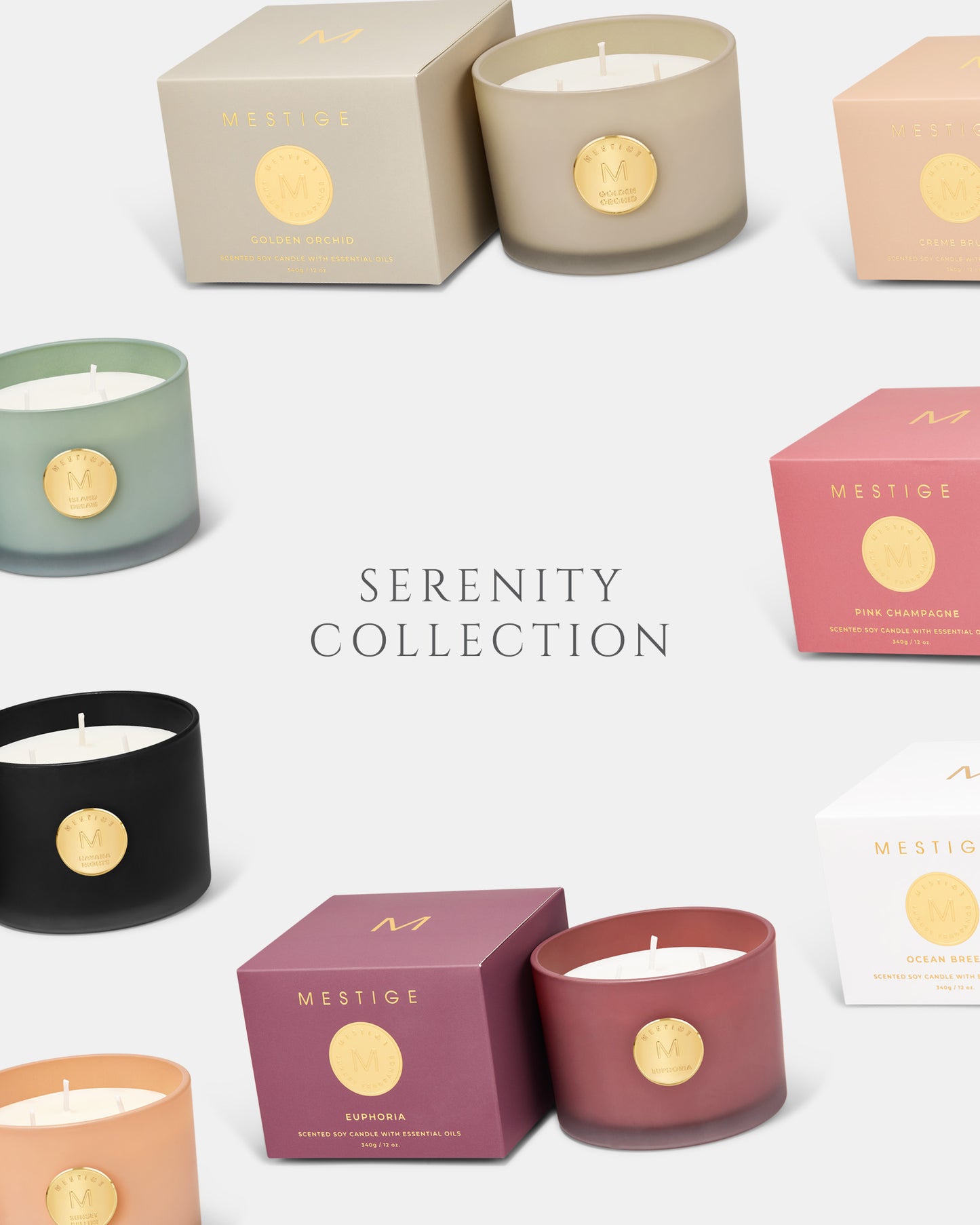 Serenity Candle 340g - Havana Nights