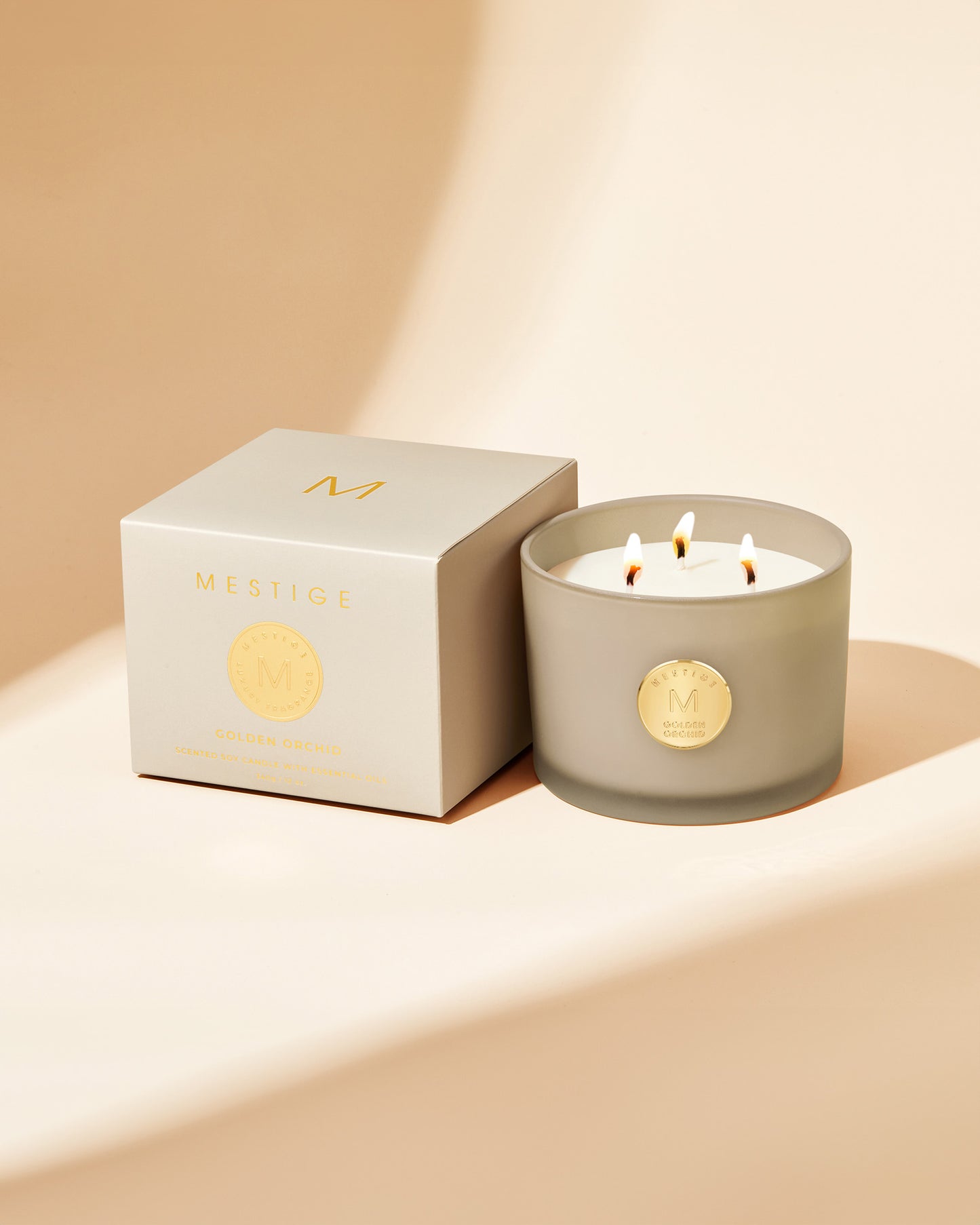 Serenity Candle 340g - Golden Orchid