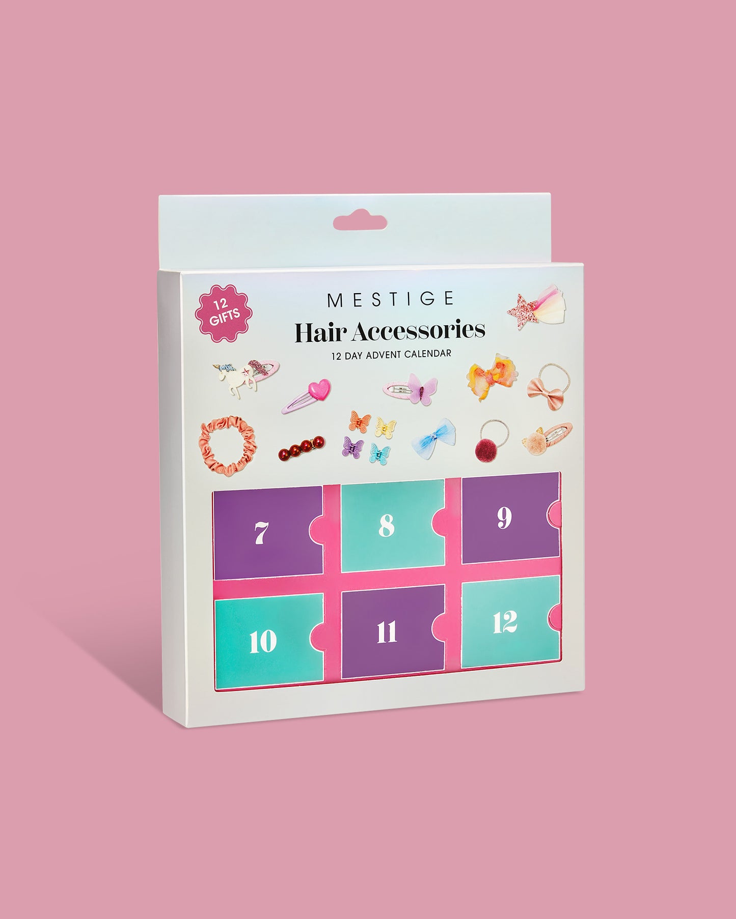 12 Day Pastel Hair Accessories Advent Calendar
