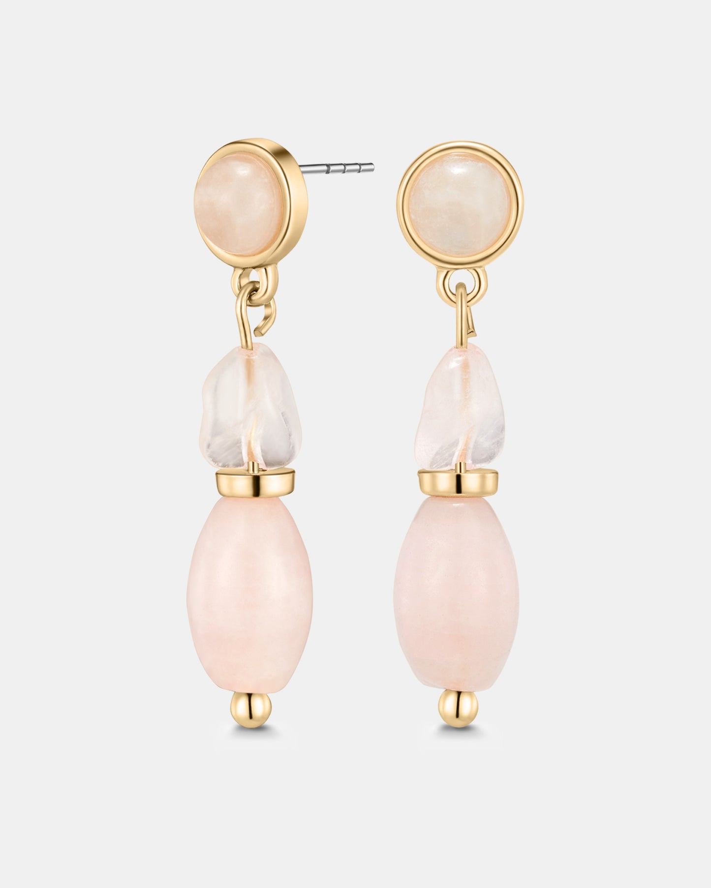 Rose Quartz Secret Magic Earrings