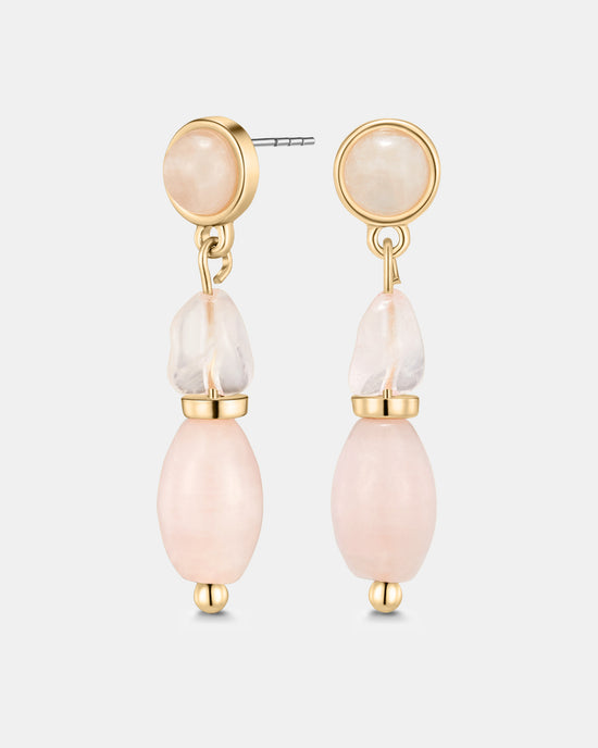 Rose Quartz Secret Magic Earrings