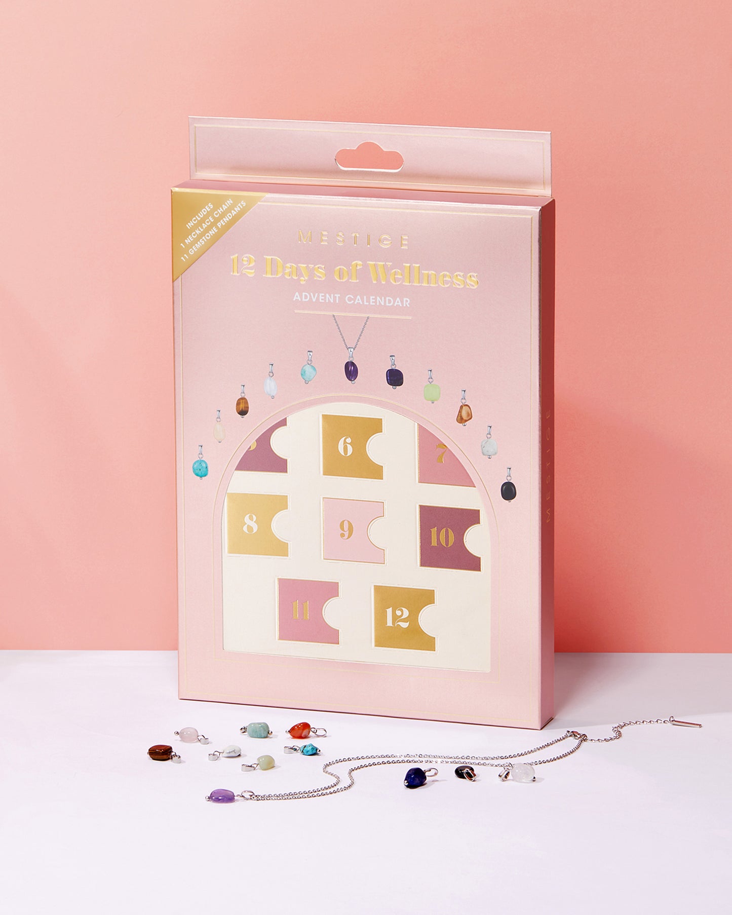 Wellness Advent Calendar with Necklace and Pendants