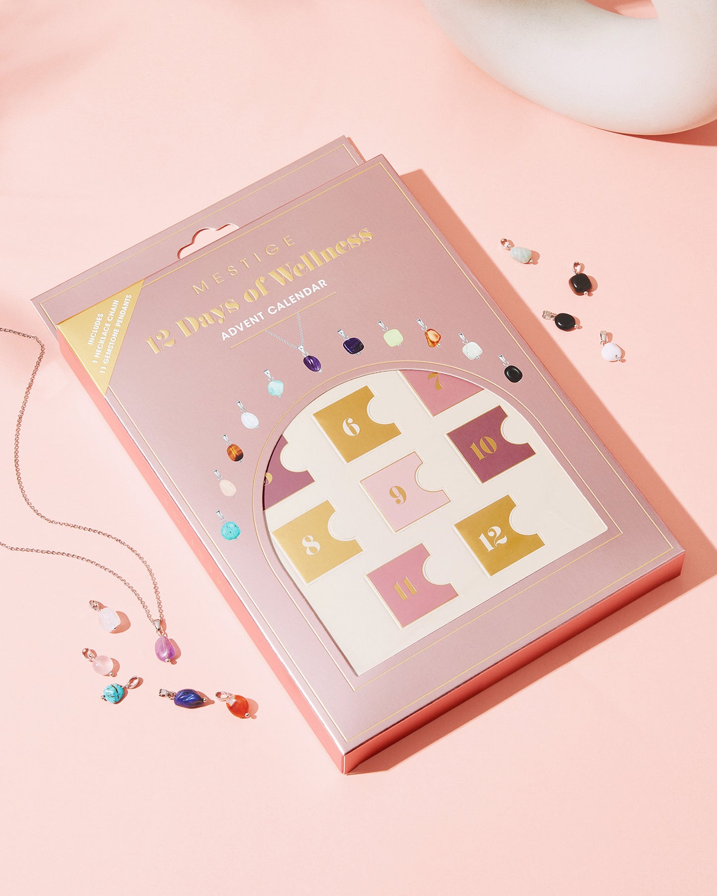 Wellness Advent Calendar with Necklace and Pendants