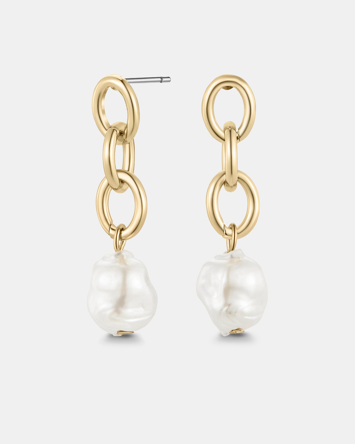 Load image into Gallery viewer, Tribute Baroque Pearl Earrings
