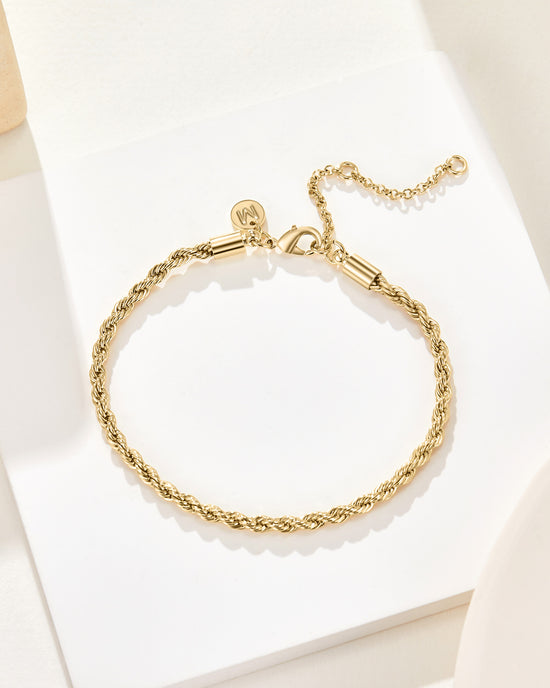 Heirloom Fine Chain Bracelet - 18K Gold Plated