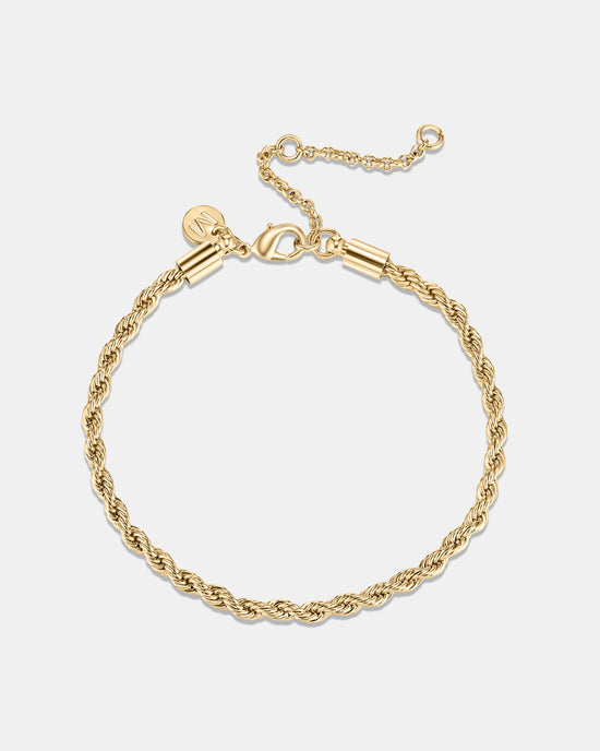 Heirloom Fine Chain Bracelet - 18K Gold Plated