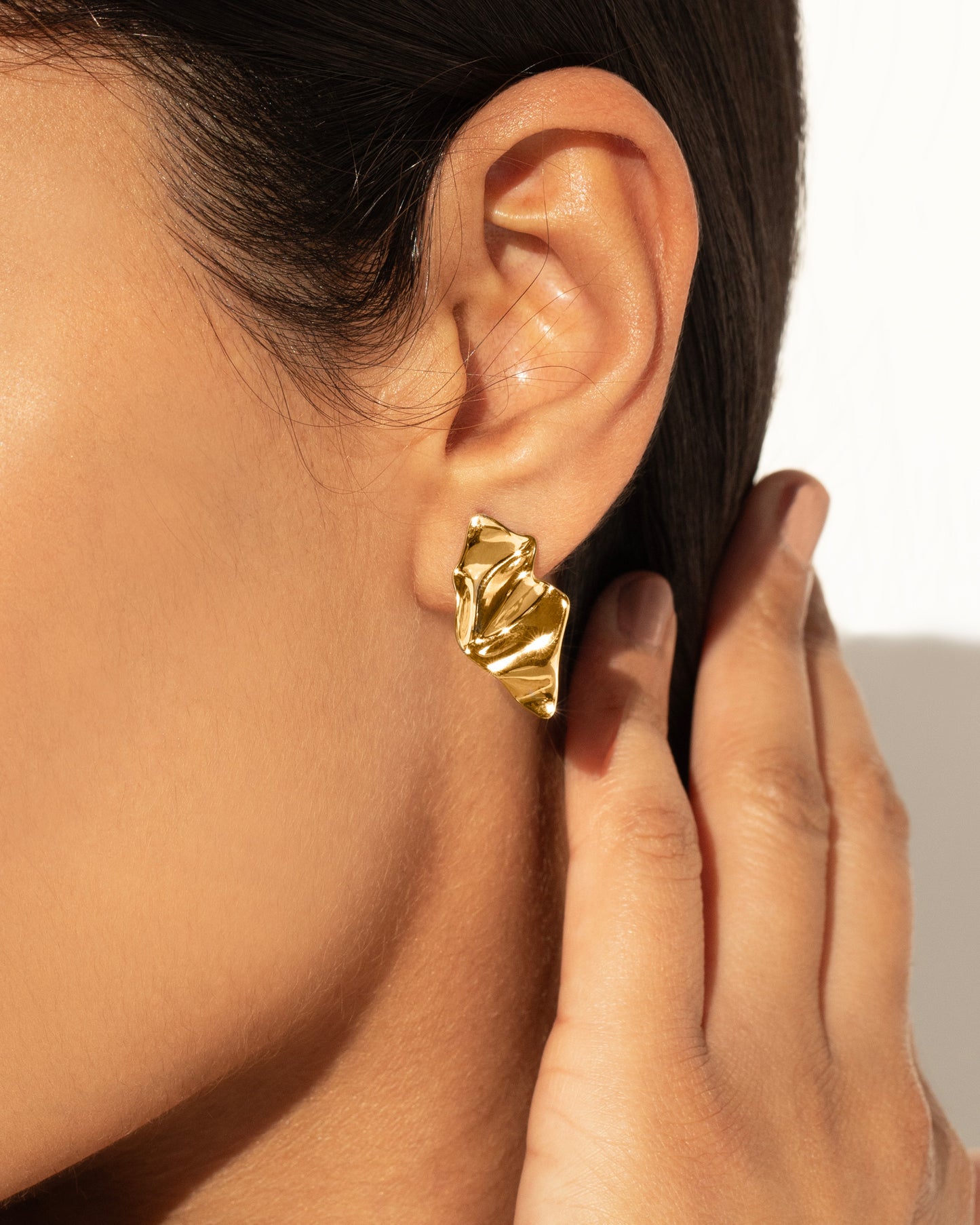 Gather Earrings - 18K Gold Plated