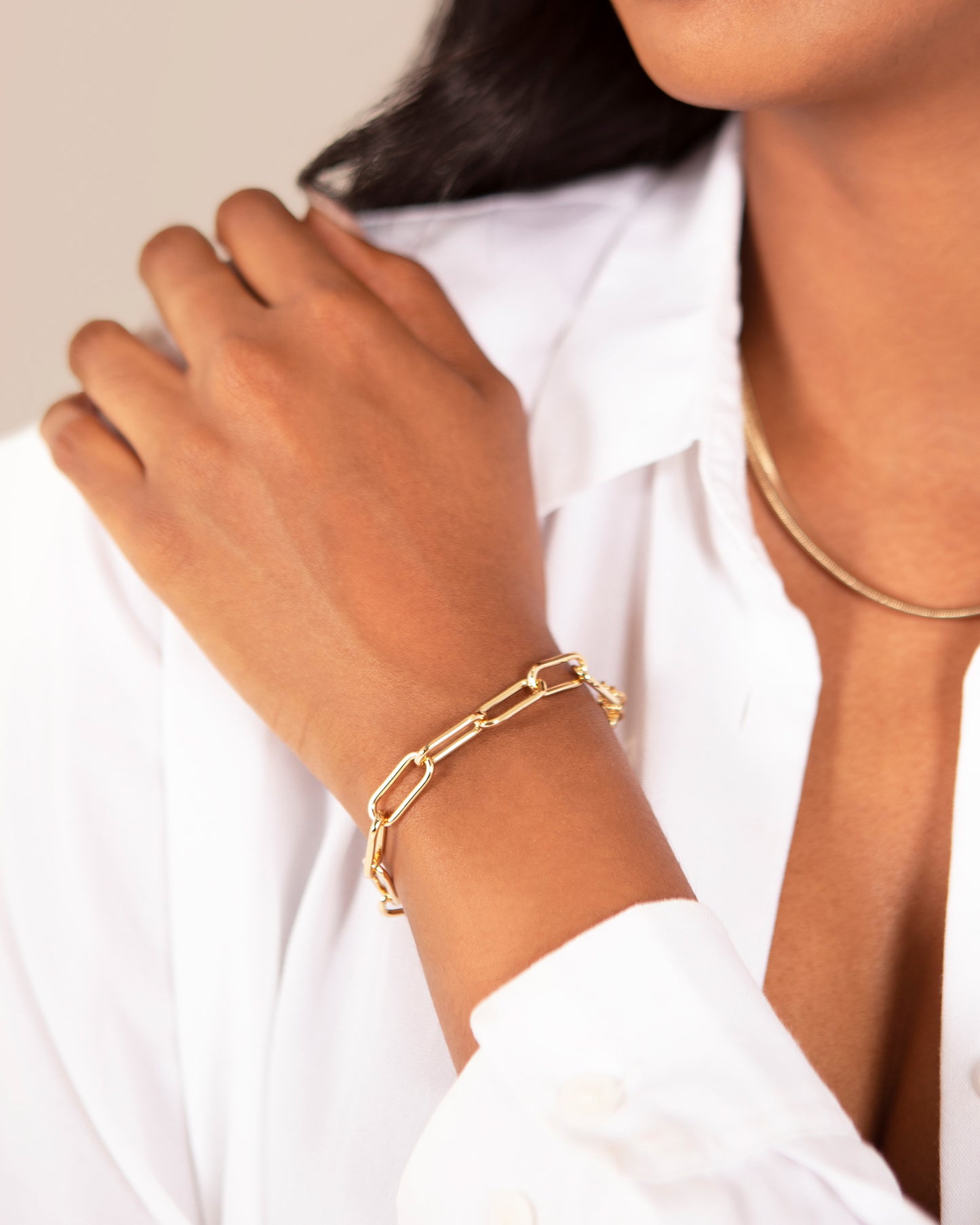 Maeve Paperclip Bracelet