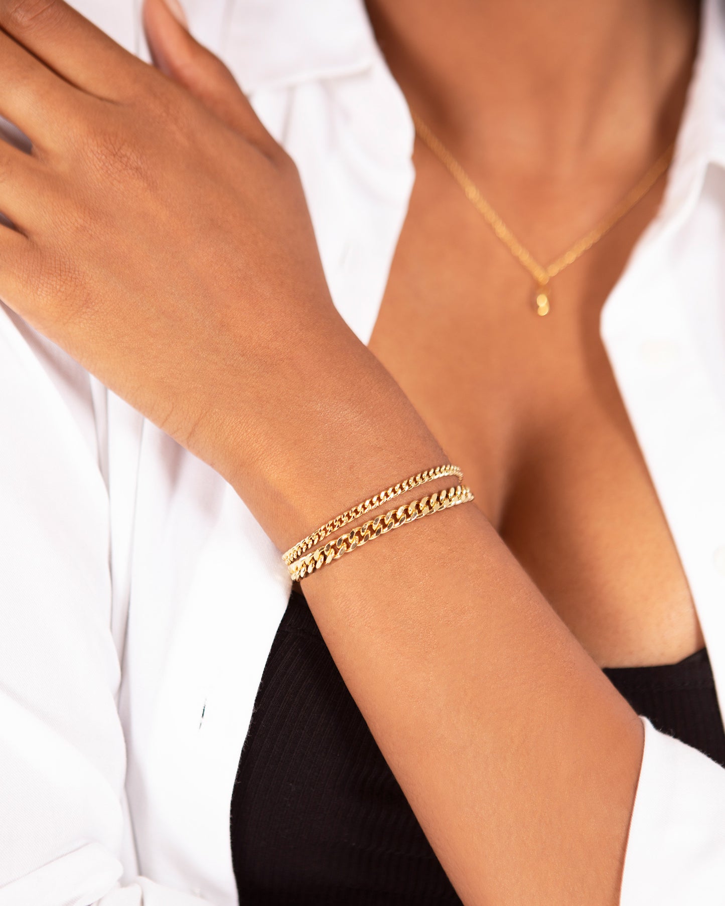 Esme Double Curb Chain