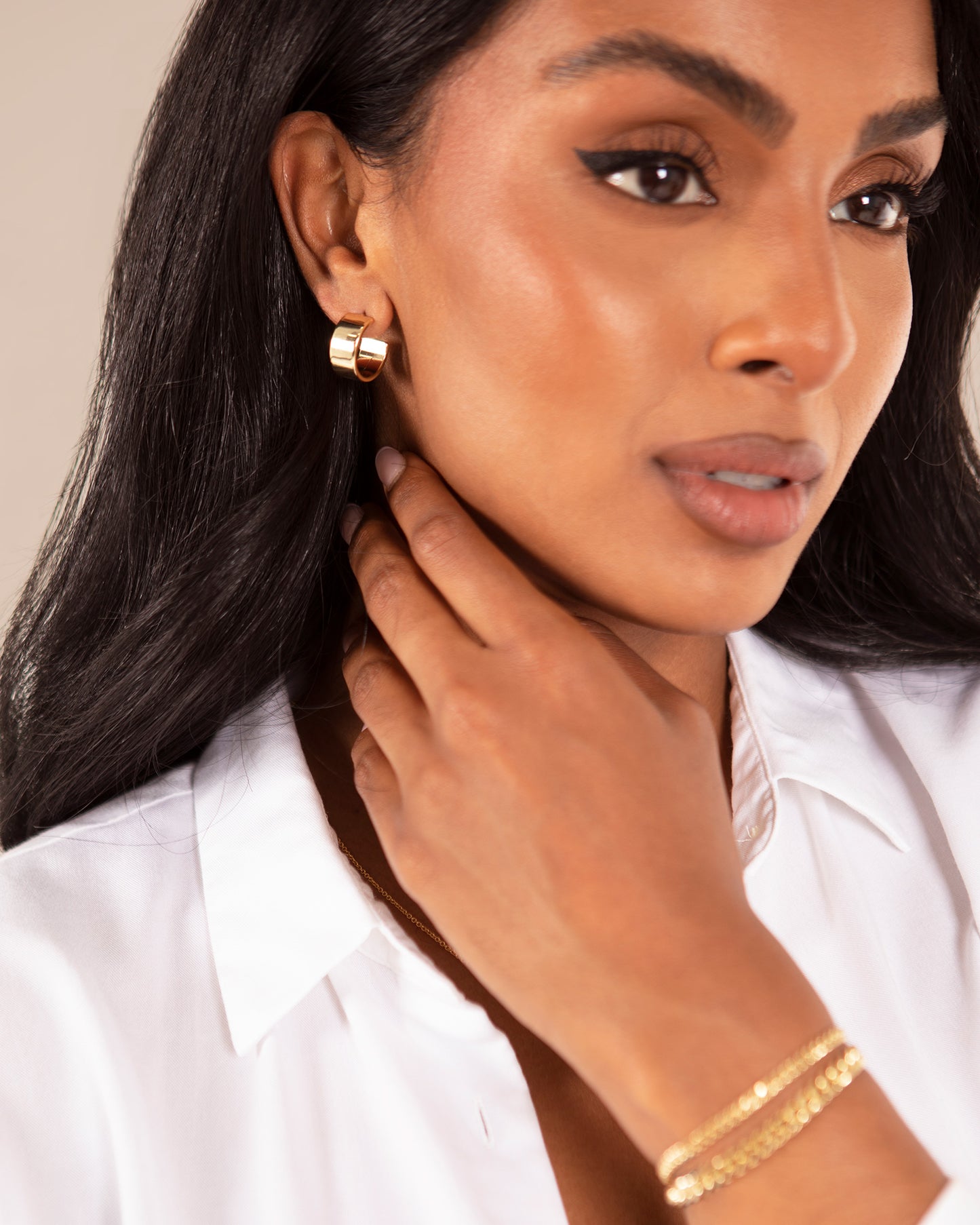 Wren Huggie Earrings