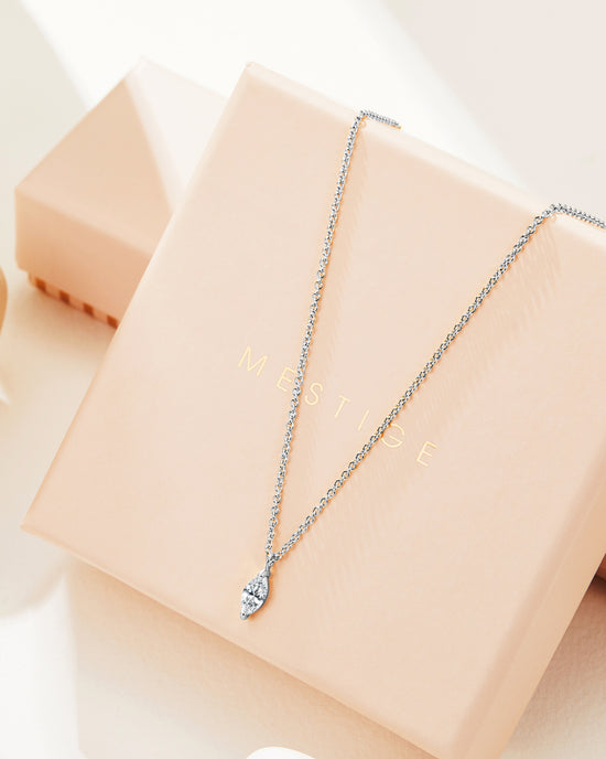 Lyra Fine Drop Necklace