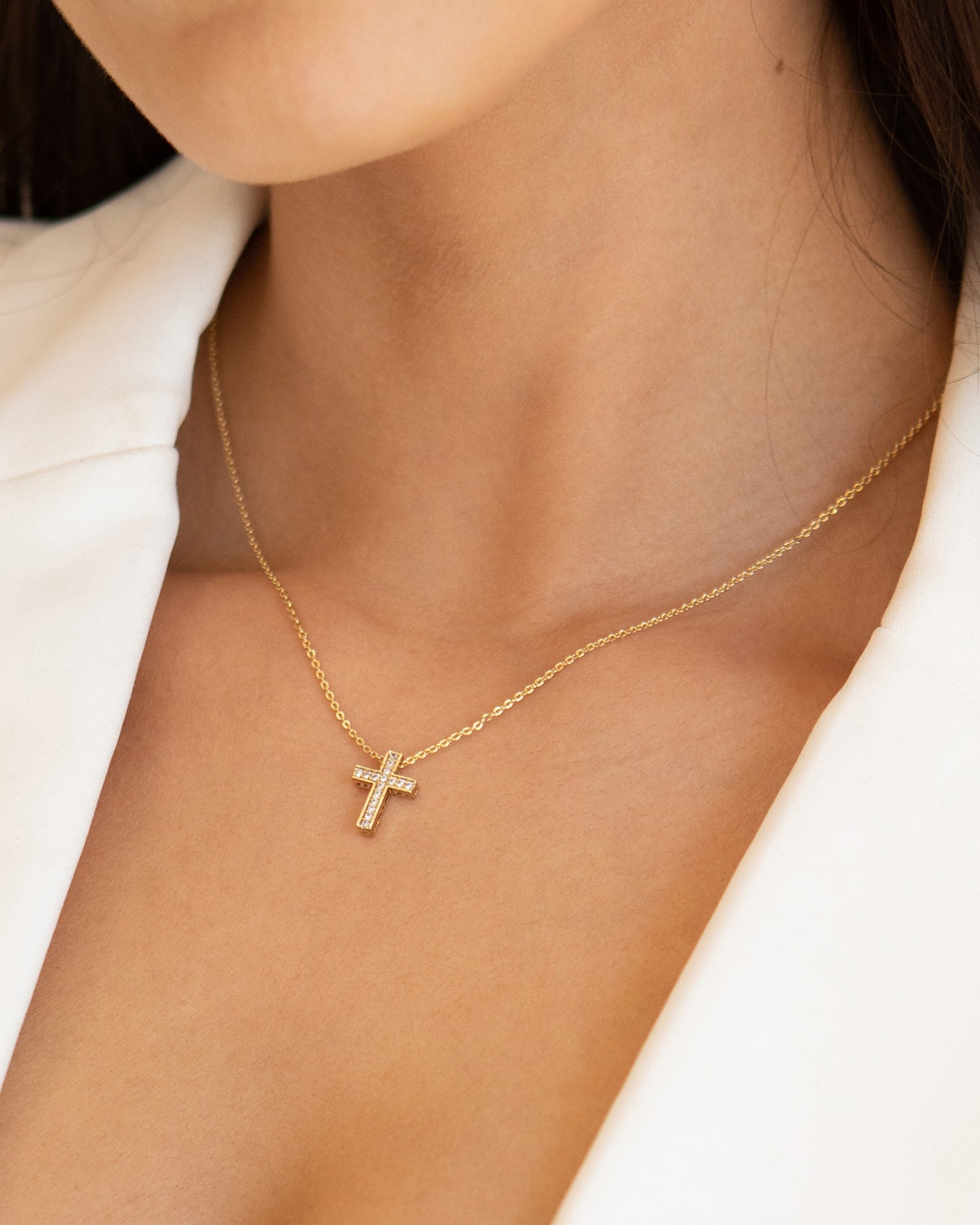Petite Cross Set - 18K Gold Plated