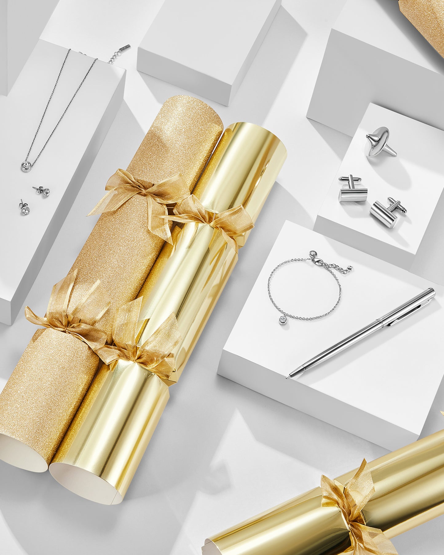 Gold Dust Luxury Christmas Crackers – 6 Pack