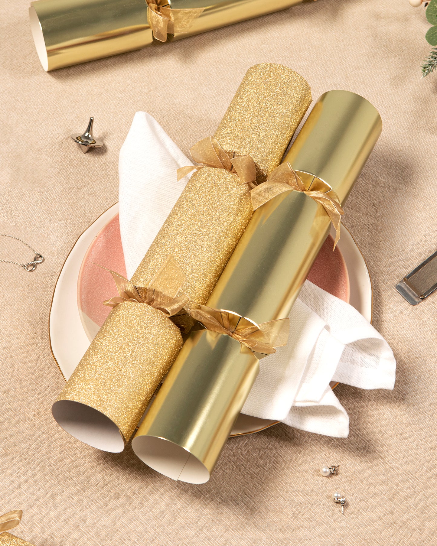 All that Glitters Christmas Crackers - 6 Pack