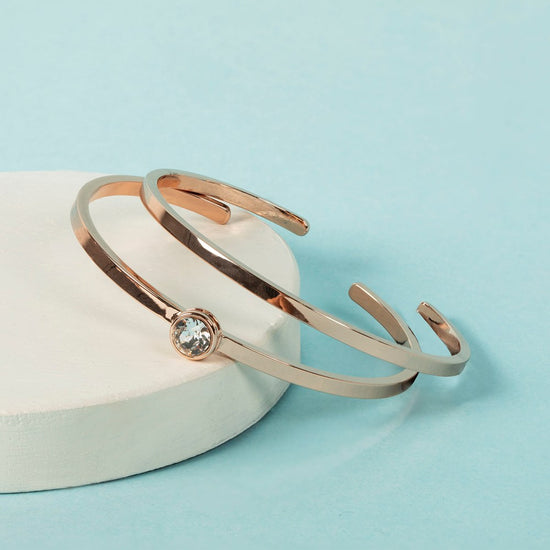 Rose Gold Kaia Bangle Set
