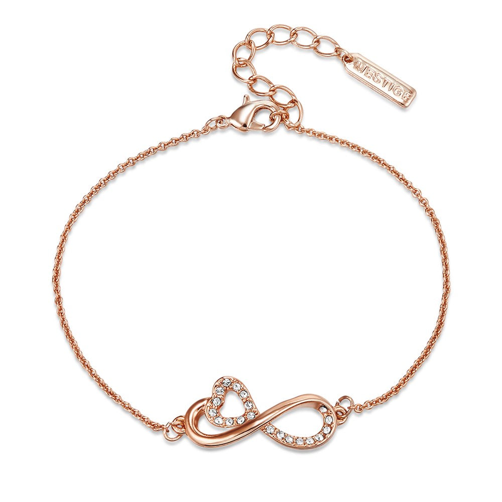 Rose Gold Grace Eternity Bracelet