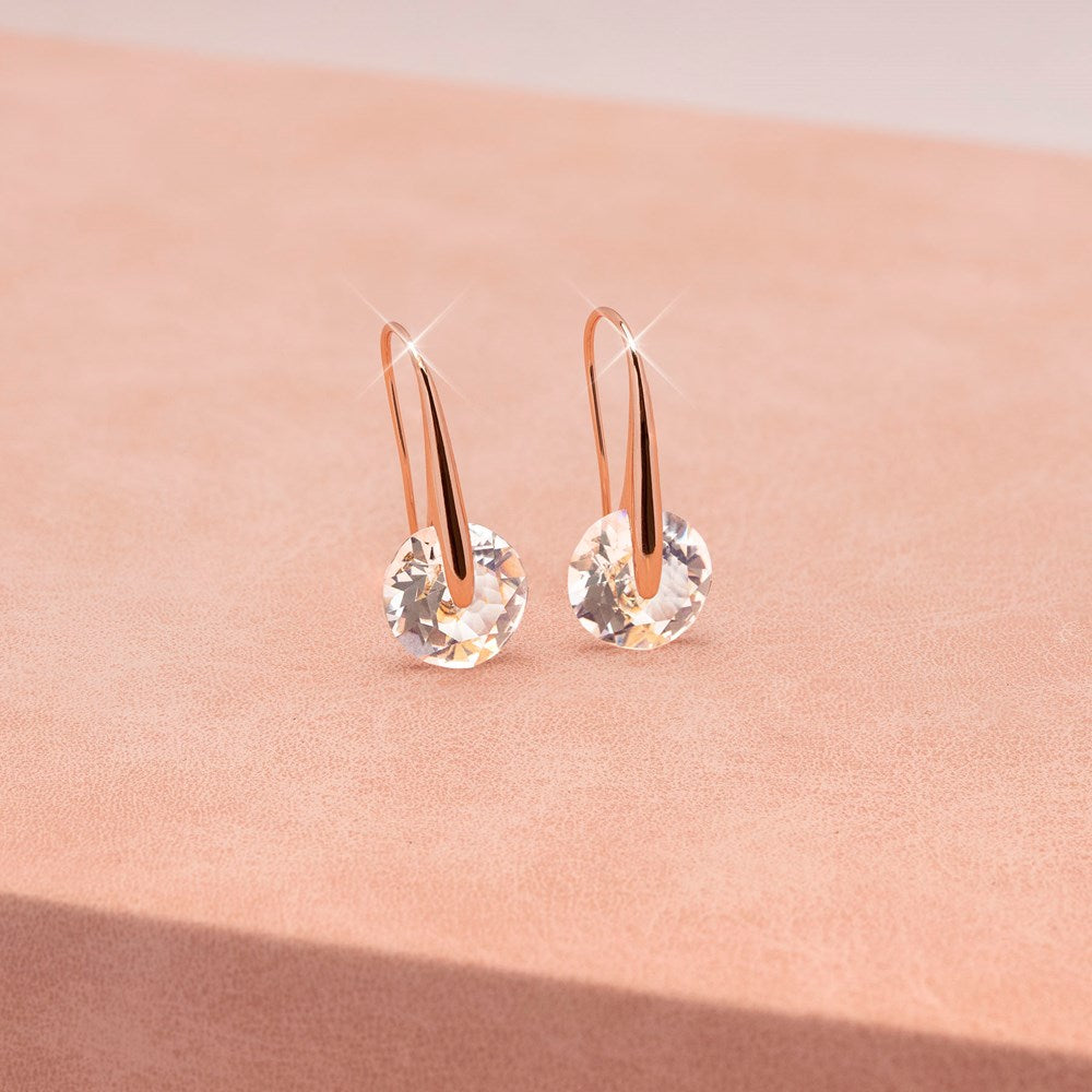 Rose Gold Eclipse Earrings