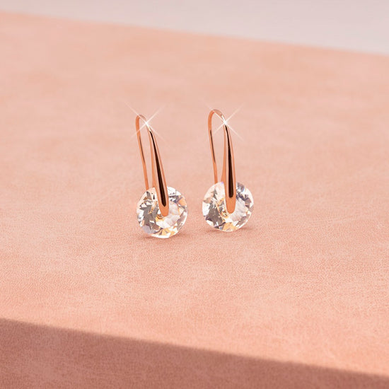 Rose Gold Eclipse Earrings
