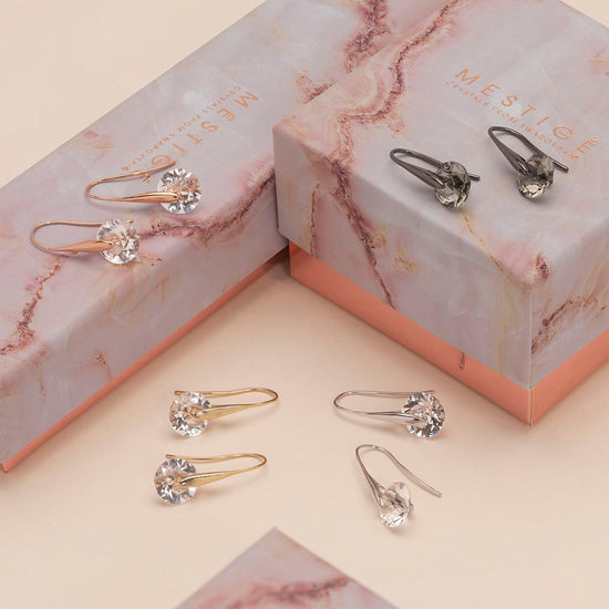 Rose Gold Eclipse Earrings