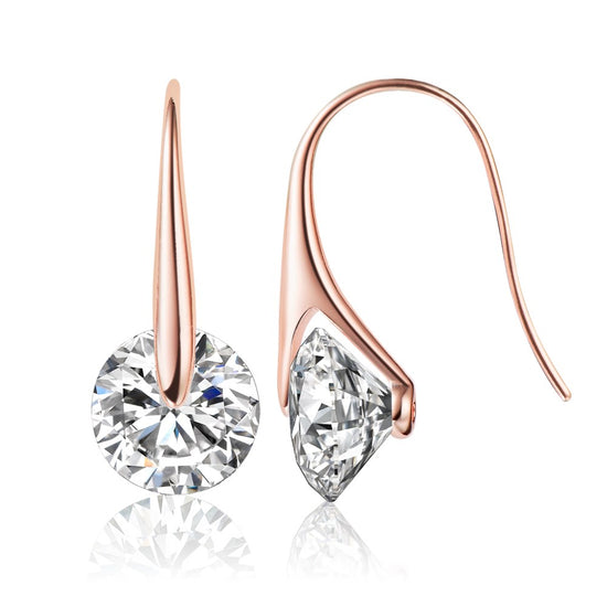 Rose Gold Eclipse Earrings