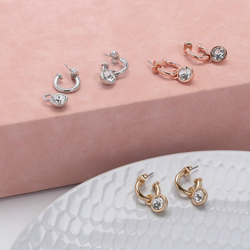 Rose Gold Dani Versatile Earrings