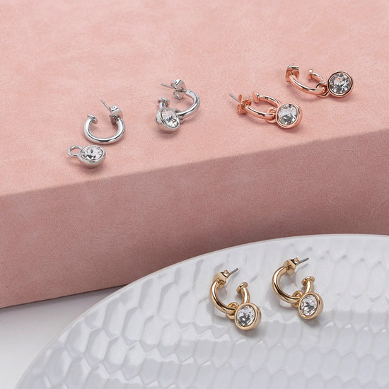 Rose Gold Dani Versatile Earrings