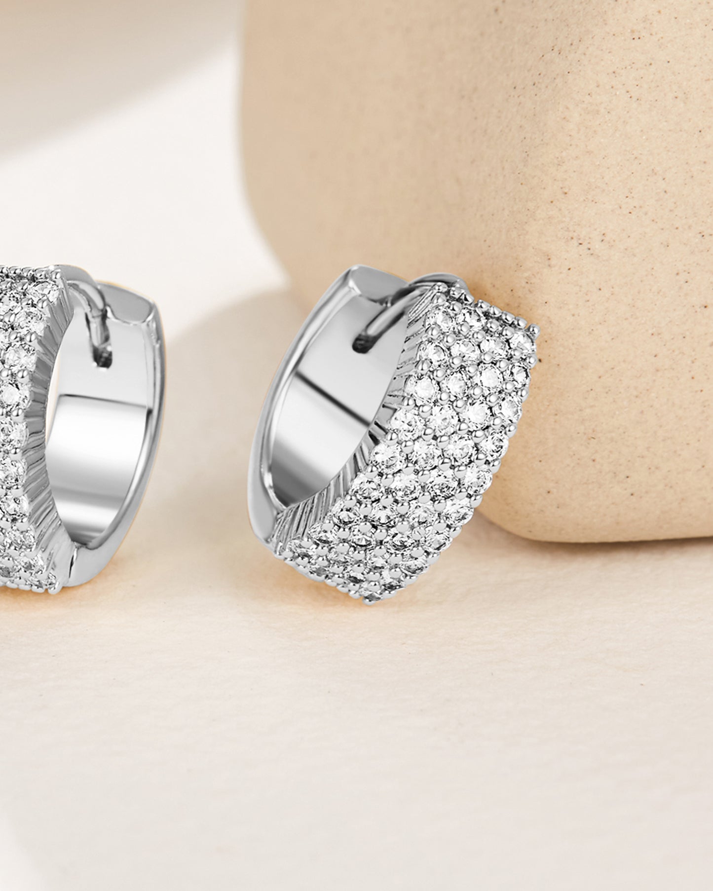 Poppy Pave Hoop