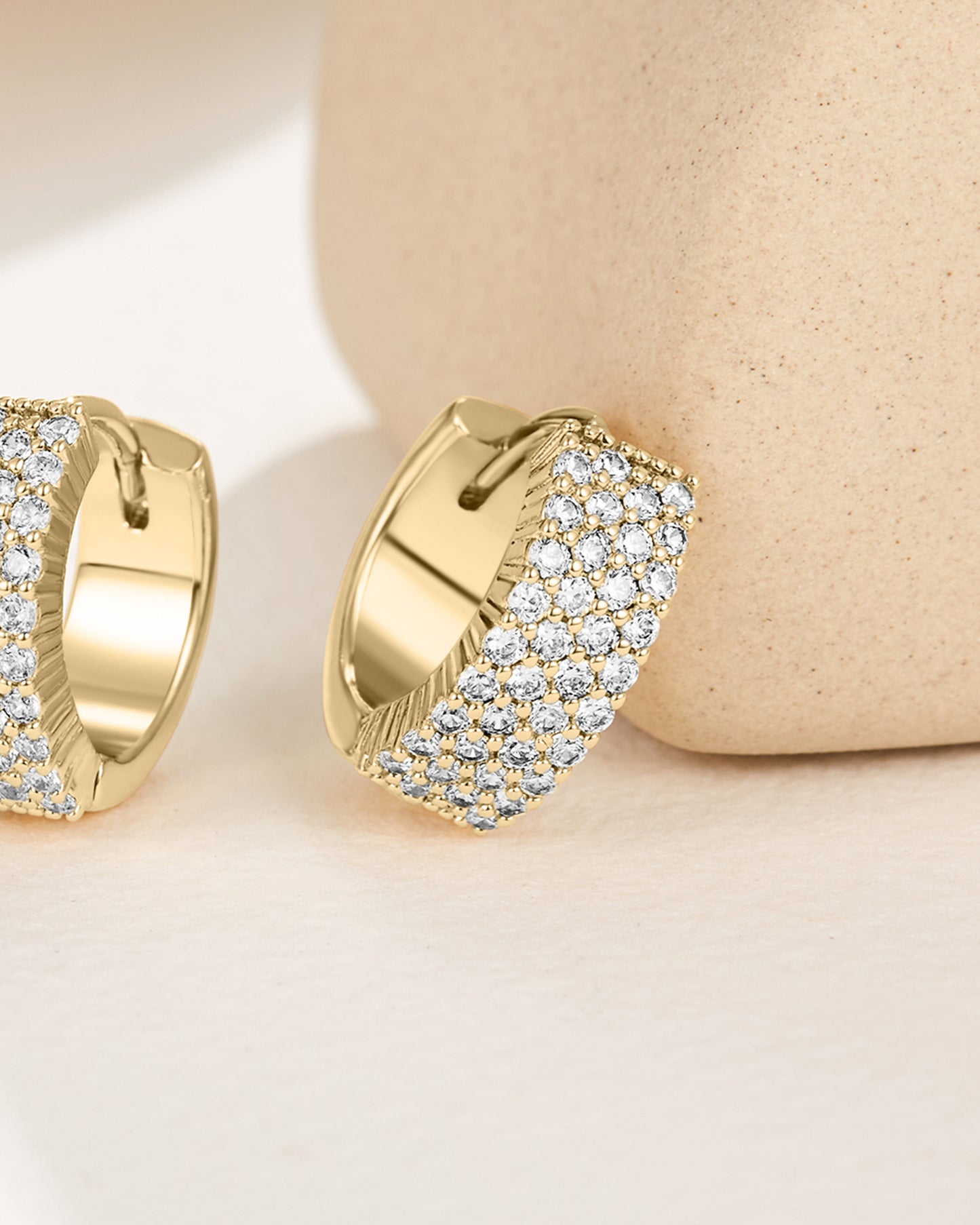 Poppy Pave Hoop
