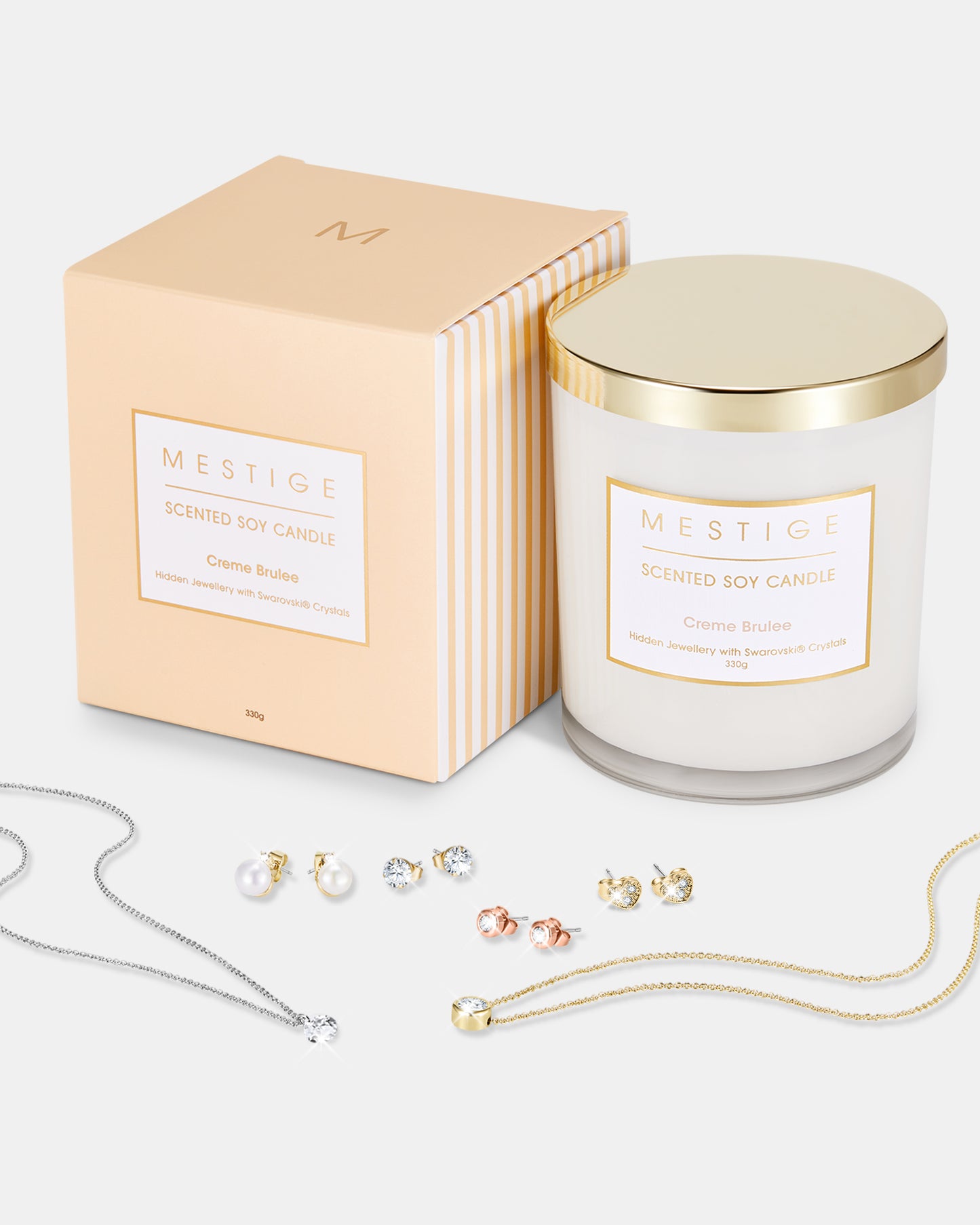 Creme Brulee Scented Candle - Hidden Crystal Jewellery