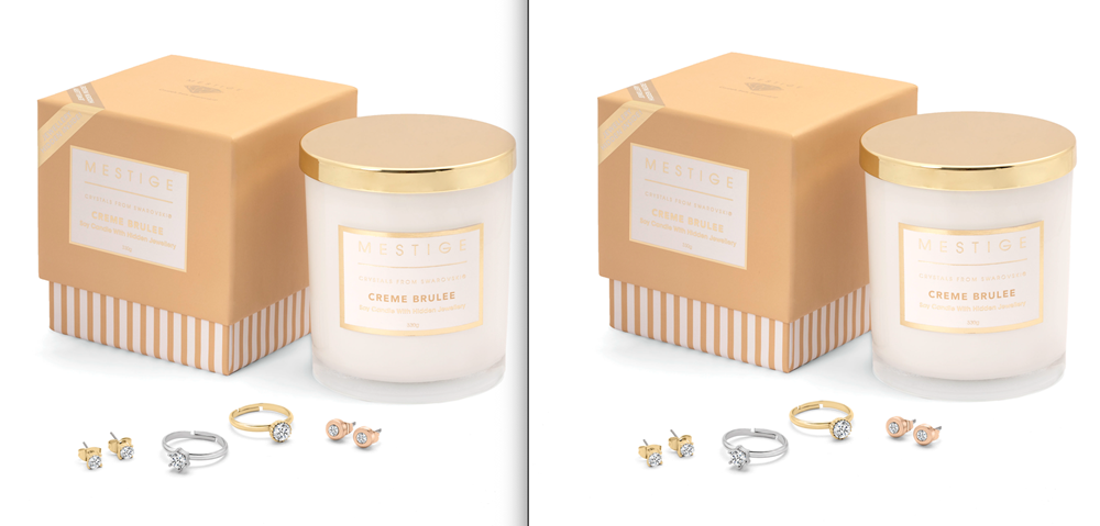 Load image into Gallery viewer, Duo Gift Set Berry Bliss Scented Soy Candle with Hidden Jewellery
