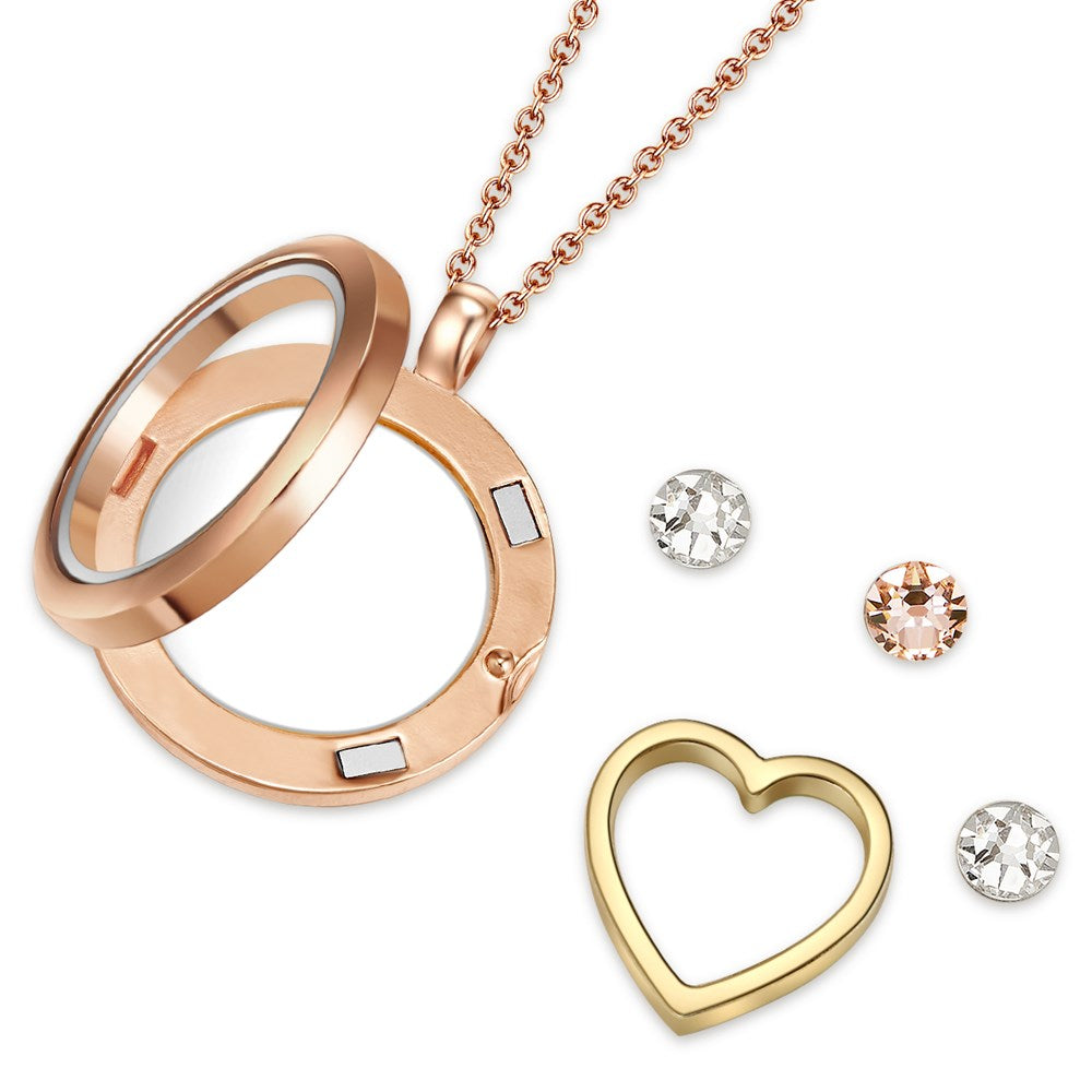 Inner Love Floating Charm Necklace