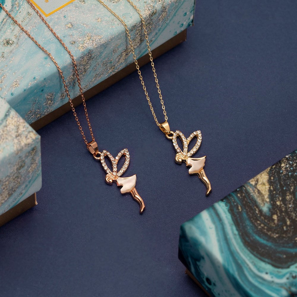 Rose Gold Fairy Dust Necklace