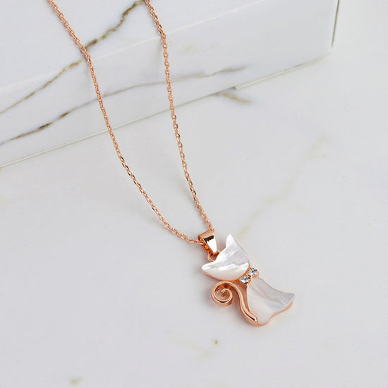 Load image into Gallery viewer, Rose Gold Whiskers Necklace
