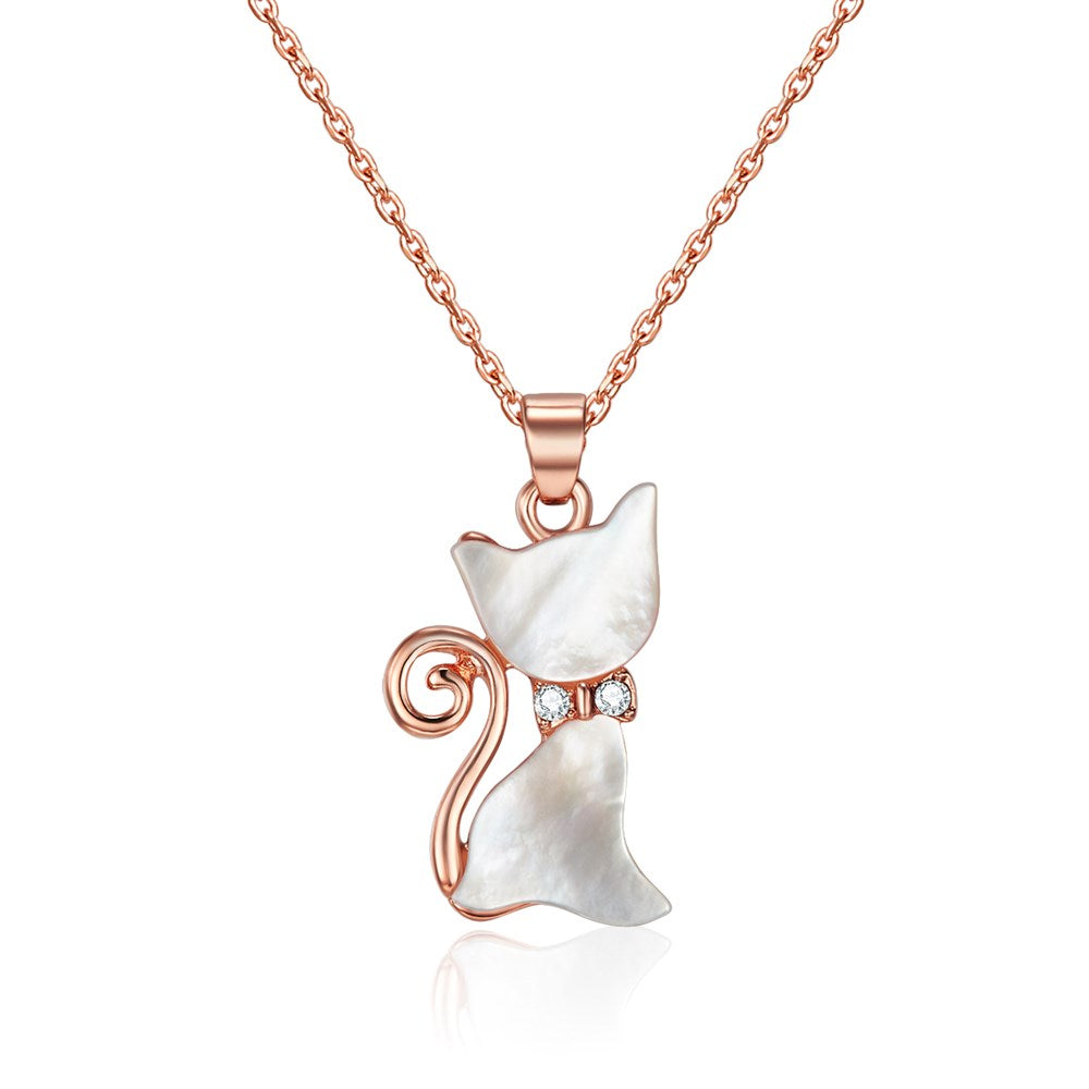Rose Gold Whiskers Necklace