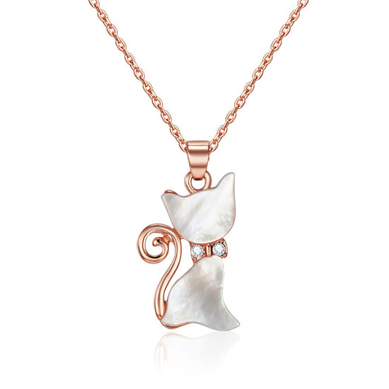 Rose Gold Whiskers Necklace