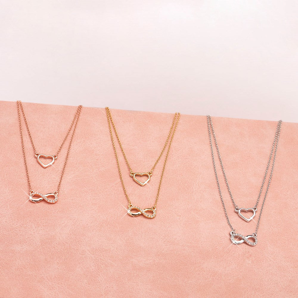 Golden Forever Love Necklace